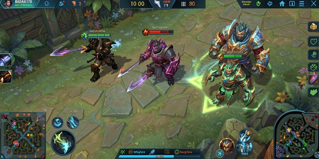Tampilan menarik dari gameplay seru BADAK178.