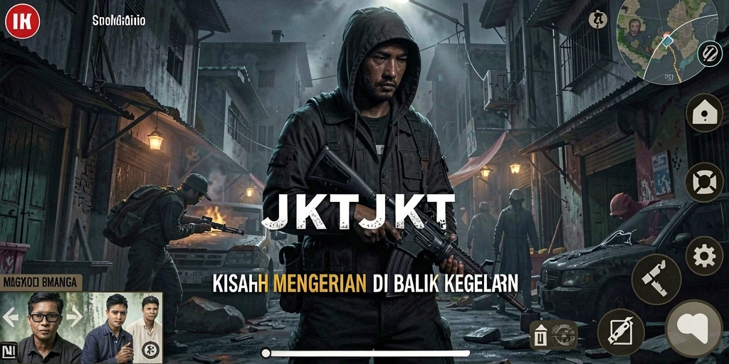 Gameplay menegangkan JKTJKT dengan atmosfir horror yang mencekam.