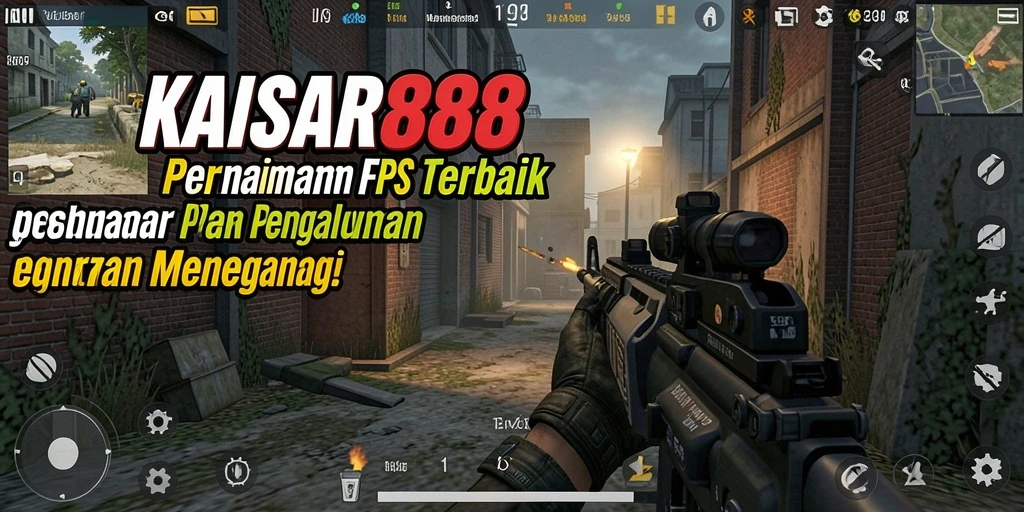 Tampilan layar permainan <strong>KAISAR888</strong> dengan aksi tembak-menembak yang mendebarkan.