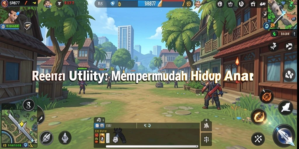 Tampilan antarmuka SR877 yang sederhana dan intuitif.