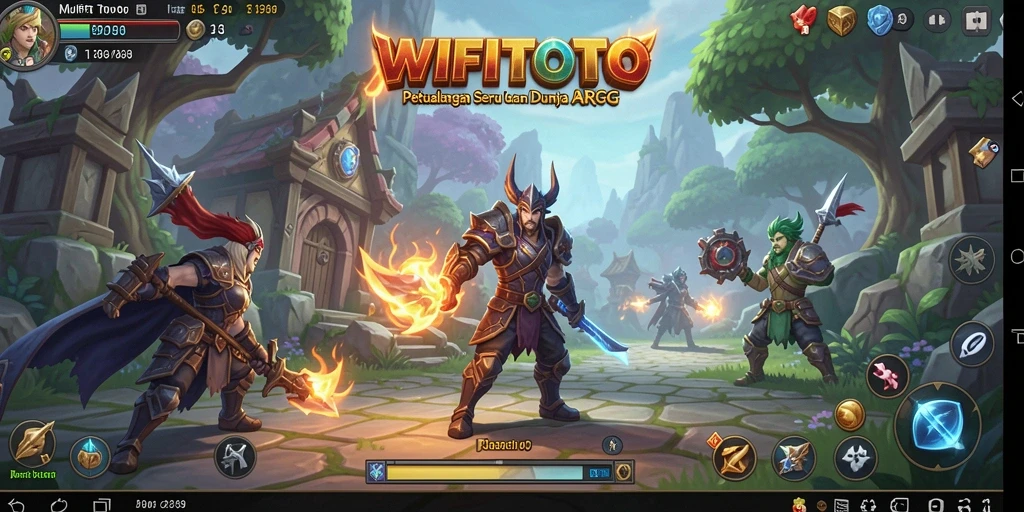 Tangkapan layar dari gameplay seru dalam WIFITOTO ARPG.